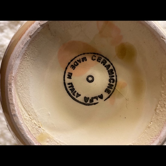 Ceramiche Alfa Hand Painted Italian Pottery Vase Pitcher - Picture 6 of 6